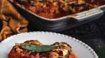 Vegetable Lasagna made with Kohlrabi, creamy cheese cream layers and homemade tomato sauce Vegetable Lasagna made with Kohlrabi, creamy cheese cream layers and homemade tomato sauce