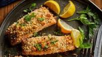 Walnut-Rosemary Crusted Salmon Walnut-Rosemary Crusted Salmon