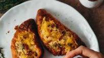 Ham, Cheese & Thyme Omelete-Stuffed Croissants Ham, Cheese & Thyme Omelete-Stuffed Croissants