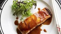 Sake-glazed salmon Sake-glazed salmon