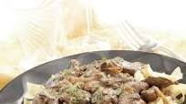Beef Stroganoff with Cremini & Porcini Mushrooms Beef Stroganoff with Cremini & Porcini Mushrooms