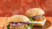Moroccan-style lamb burgers Moroccan-style lamb burgers