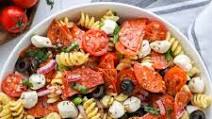 Easy Pizza Pasta Salad Easy Pizza Pasta Salad