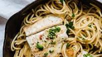 Barramundi Lemon Garlic Pasta