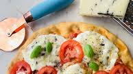 Margherita Pizza with Truffle Cheese Margherita Pizza with Truffle Cheese
