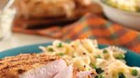 Parmesan-Crusted New York Pork Chops Parmesan-Crusted New York Pork Chops