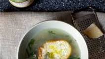 Parmesan Broth with Kale and White Beans Parmesan Broth with Kale and White Beans