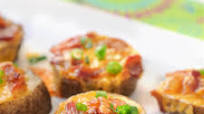 Cheese and Bacon Potato Rounds Cheese and Bacon Potato Rounds