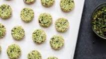 Spinach and Edamame Brown Rice Cakes Spinach and Edamame Brown Rice Cakes