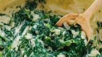 Fresh Creamed Spinach Fresh Creamed Spinach