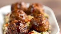 Moroccan Beef Meatballs with Bulgur Wheat and Chickpeas Moroccan Beef Meatballs with Bulgur Wheat and Chickpeas