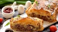 Savory Puff Pastry Pie with Ground Beef Savory Puff Pastry Pie with Ground Beef