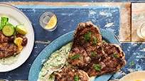 Greek-inspired lamb chops with tzatziki Greek-inspired lamb chops with tzatziki