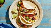 Salmon Tacos With Pineapple-Chile Salsa Salmon Tacos With Pineapple-Chile Salsa