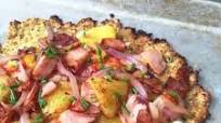 Hawaiian Pizza With Cauliflower Crust Hawaiian Pizza With Cauliflower Crust