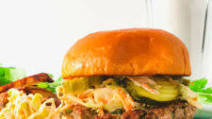 Asian Style Pork Burgers Asian Style Pork Burgers