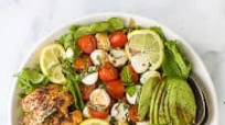 Avocado Caprese Chicken Salad with Balsamic Vinaigrette Avocado Caprese Chicken Salad with Balsamic Vinaigrette