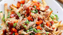 Shredded Pork Loaded Fries Shredded Pork Loaded Fries