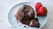 Eggless Chocolate Lava Cake in Pressure Cooker and Oven Eggless Chocolate Lava Cake in Pressure Cooker and Oven