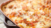 Three-Cheese Lasagna with Italian Sausage Three-Cheese Lasagna with Italian Sausage