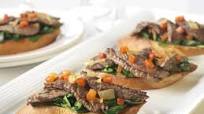 Balsamic and Red Wine Glazed Beef Bruschetta Balsamic and Red Wine Glazed Beef Bruschetta