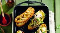 Bruschetta with Grilled Zucchini and Anchovy Bruschetta with Grilled Zucchini and Anchovy