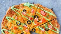 Chicken Crust Taco Pizza - Low Carb & Keto Chicken Crust Taco Pizza - Low Carb & Keto