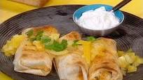 Smoked Turkey Baked Chimichangas Smoked Turkey Baked Chimichangas