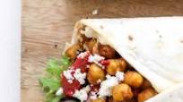 Easy Hummus Wrap with Crispy Chickpeas Easy Hummus Wrap with Crispy Chickpeas