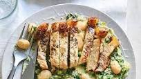 Pork chops & mustardy butter beans Pork chops & mustardy butter beans