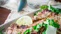 lemon rosemary pork chops with arugula salad lemon rosemary pork chops with arugula salad