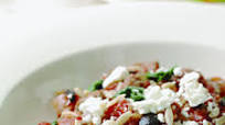 Orzo with Lamb, Olives & Feta Orzo with Lamb, Olives & Feta