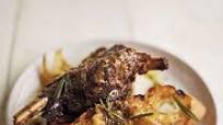 Hare with garlic and rosemary, served with bruschetta Hare with garlic and rosemary, served with bruschetta