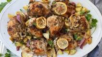 Greek Sheet Pan Chicken Recipe Greek Sheet Pan Chicken Recipe