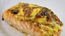 Baked Salmon with Lemon Mayonnaise Baked Salmon with Lemon Mayonnaise
