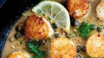 Pan Seared Scallops with Lemon Caper Sauce Pan Seared Scallops with Lemon Caper Sauce