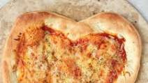 Romantic Heart-Shaped Pizza for Two Romantic Heart-Shaped Pizza for Two