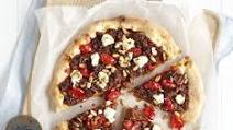 Turkish pizza with spiced pomegranate beef & feta Turkish pizza with spiced pomegranate beef & feta