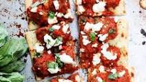 Italian Meatball & Goat Cheese Flatbread Italian Meatball & Goat Cheese Flatbread