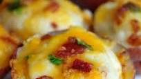 Overnight Loaded Twice Baked Red Potatoes Overnight Loaded Twice Baked Red Potatoes