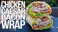 Chicken Caesar Salad Wrap | SAM THE COOKING GUY 4K Chicken Caesar Salad Wrap | SAM THE COOKING GUY 4K