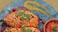 Eggplant Tolma with Beetroot Mix recipe by Megha Kohli at BetterButter Eggplant Tolma with Beetroot Mix recipe by Megha Kohli at BetterButter