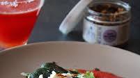 Chile Relleno With Tomato, Garlic, And Jalapeño Sauce Chile Relleno With Tomato, Garlic, And Jalapeño Sauce