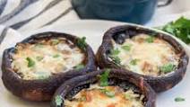 Baked portobello mushrooms Baked portobello mushrooms
