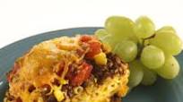 Layered Mac and Cheese Taco Bake Meal Layered Mac and Cheese Taco Bake Meal