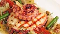 Octopus with Tomato Jam, Chorizo with Artichoke Hearts Octopus with Tomato Jam, Chorizo with Artichoke Hearts