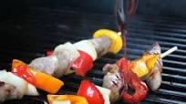 Sausage, Pepper and Onion Kabobs w/ a Boiled Cider Drizzle Sausage, Pepper and Onion Kabobs w/ a Boiled Cider Drizzle