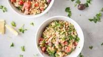 Greek-style Barley Salad Recipe Greek-style Barley Salad Recipe