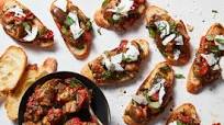 Crostini alla Norma Crostini alla Norma
