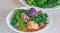 Beef Sinigang sa Kamias with Gabi (Beef in Sour Broth with Taro)